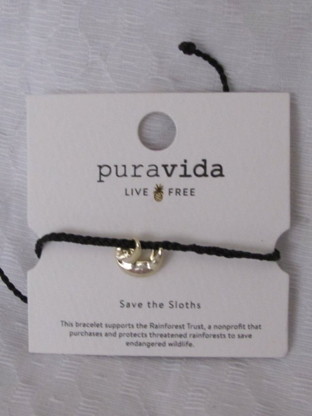 New - PuraVida Sloth Bracelet